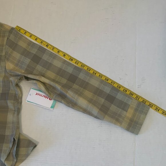 Marmot Women Fairfax Lightweight Boyfriend Flannel Shirt Wheat Small NWT - Picture 10 of 12